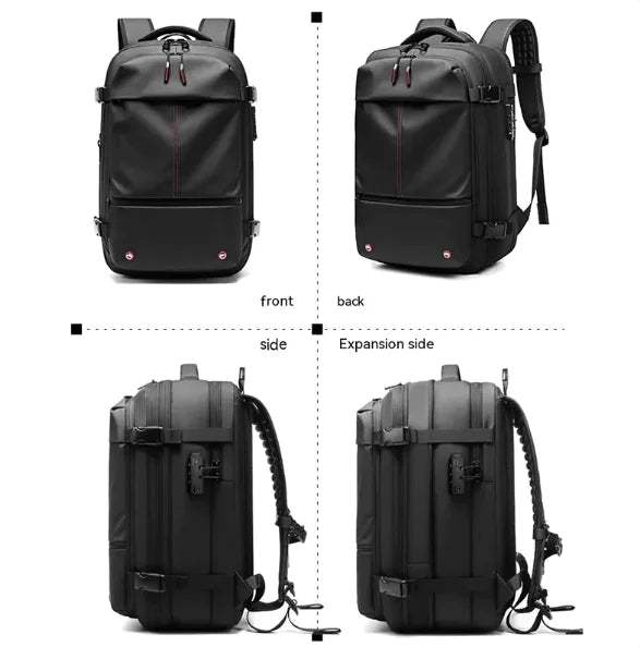 Nomiro| Men's Multifunction Travel Backpack – High-Capacity Vacuum Compression Bag