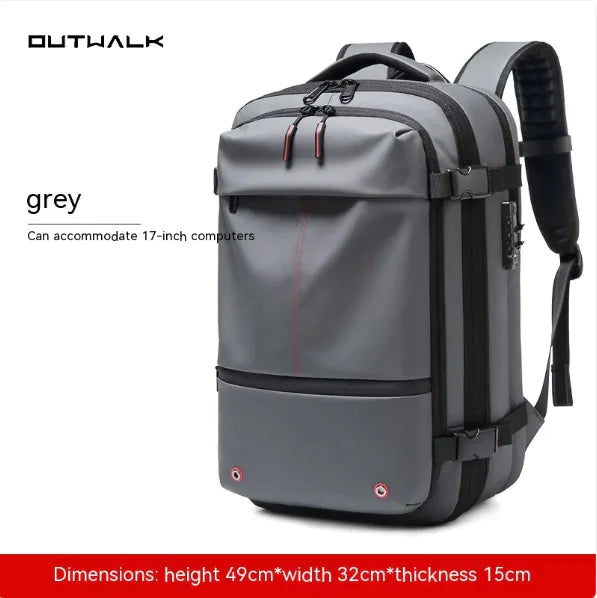 Nomiro| Men's Multifunction Travel Backpack – High-Capacity Vacuum Compression Bag