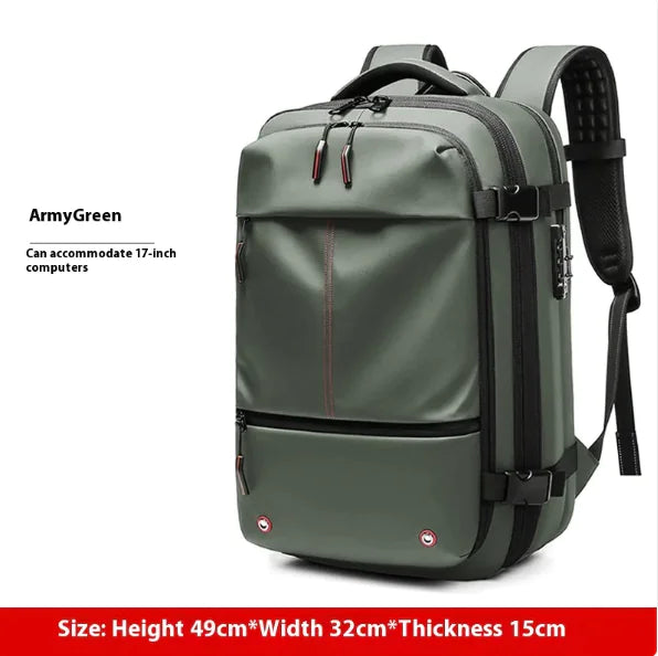 Nomiro| Men's Multifunction Travel Backpack – High-Capacity Vacuum Compression Bag