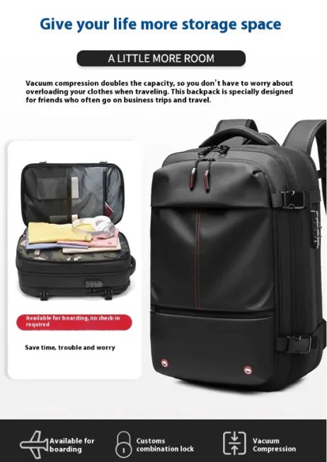 Nomiro Smart Anti-Theft Travel Backpack – USB Charging Port, RFID Protection, Water-Resistant