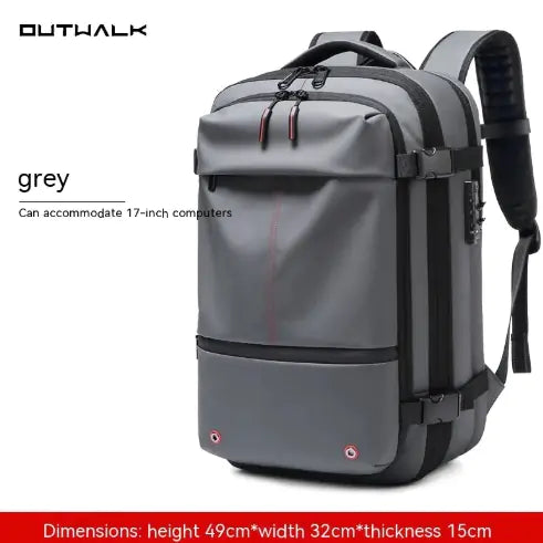 Nomiro | Men’s Travel Backpack – Large Capacity, Water-Resistant & Stylish