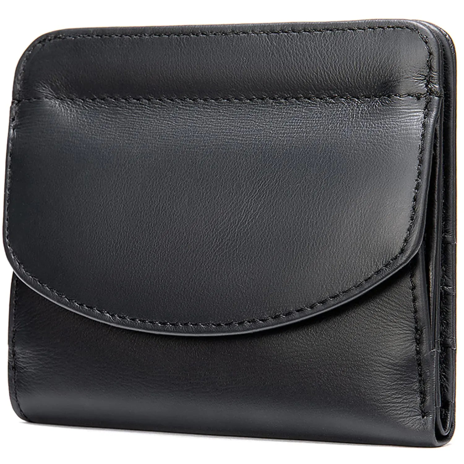 Nomiro EutDett Women’s Small Leather Wallet – Slim Bifold RFID Blocking Compact Wallet