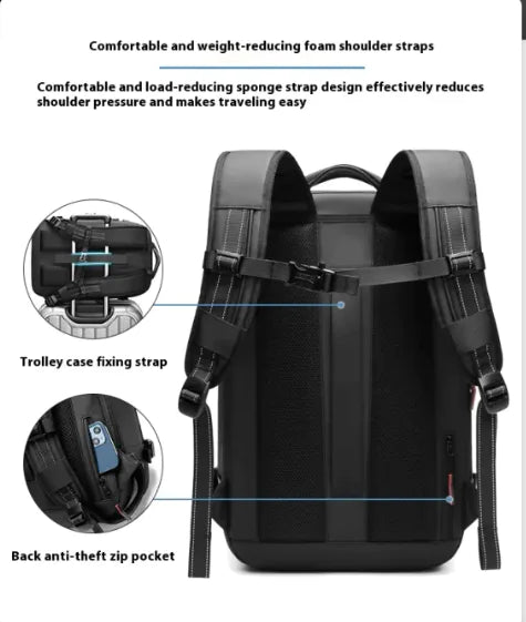 Nomiro Smart Anti-Theft Travel Backpack – USB Charging Port, RFID Protection, Water-Resistant