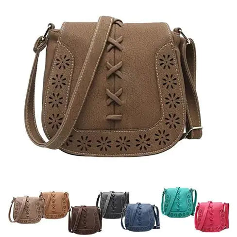 Nomiro Daisy Dots Follow The Sun Handbag – Colorful Vegan Leather Crossbody for Women