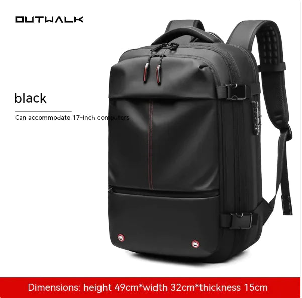 Nomiro| Men's Multifunction Travel Backpack – High-Capacity Vacuum Compression Bag