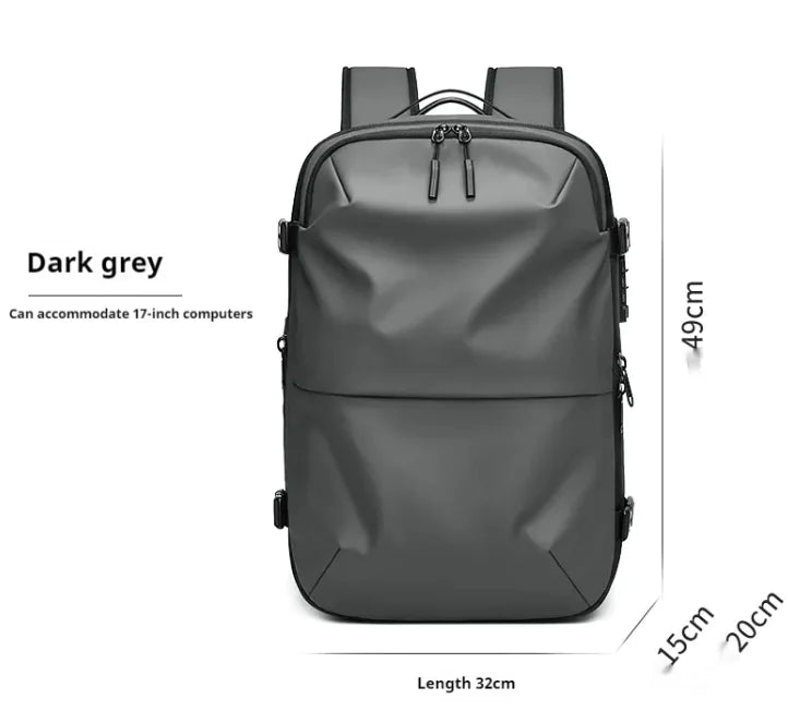 Nomiro | Men's Minimalist Multifunctional Travel Backpack – Durable & Water-Resistant