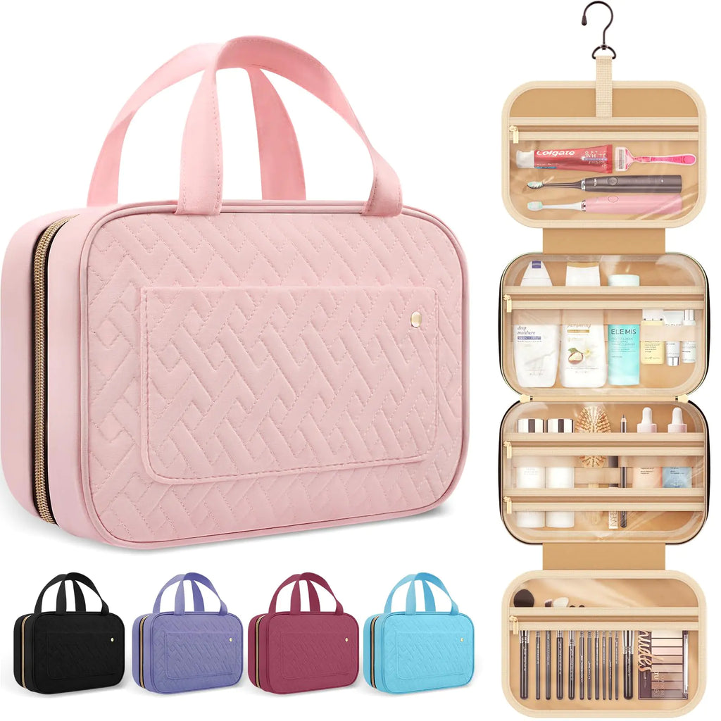 Nomiro | HOTOR Travel Toiletry Bag for Women – Compact & Waterproof
